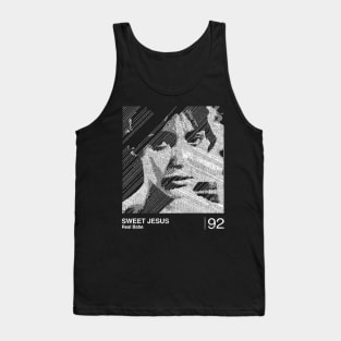 Sweet Jesus / Dreampop / Minimalist Graphic Artwork Design Tank Top